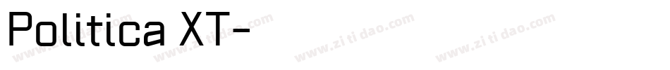 Politica XT字体转换